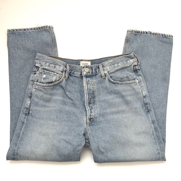 $248 Citizens of Humanity charlotte crop denim jeans 25 - Picture 7 of 12